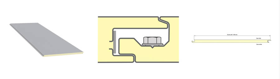 panel tornilleria oculta paneles sandwich